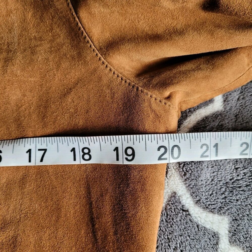 The Territory Ahead Womens 100% Genuine Leather Brown Jacket Sz Medium Western - Picture 5 of 9